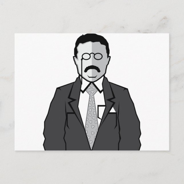 Postal Personalizado de Theodore Roosevelt (Anverso)