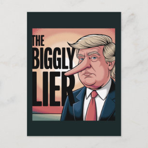 Postal Personalizado de Trump Biggly Lier