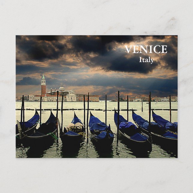 Postal Personalizado de Turismo de Viajes de Venecia Ital (Anverso)