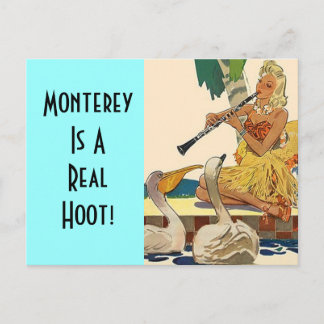 Postal Personalizado de vacaciones retro vintage postcard