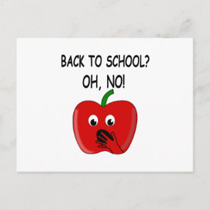 Postal Personalizado De Vuelta A La Escuela Apple