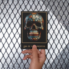 Postal personalizado del Día de la Calavera Muerta