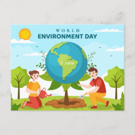 Postal Personalizado del Día Mundial del Medio Ambiente Á