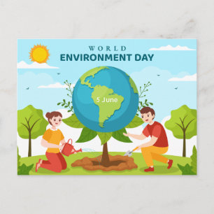 Postal Personalizado del Día Mundial del Medio Ambiente Á