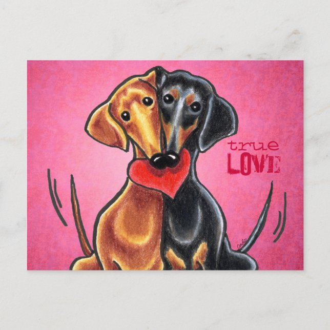 Postal Personalizado del mensaje del amor del corazón de (Anverso)