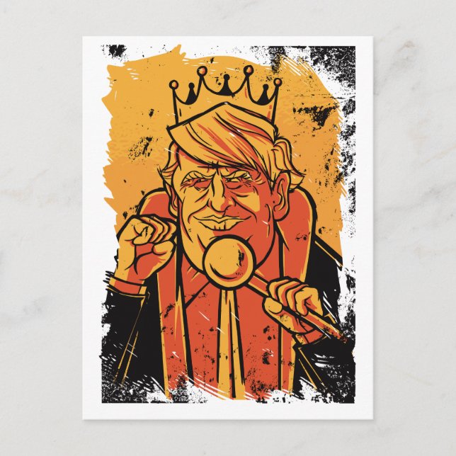 Postal Personalizado del rey Trump (Anverso)