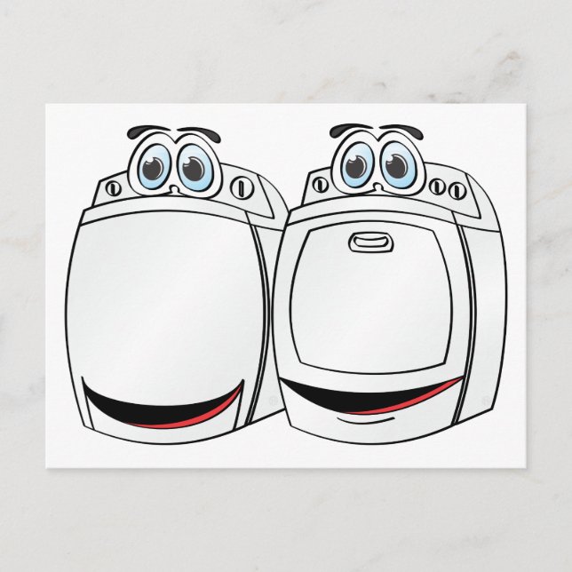 Postal Personalizado del secador del lavaparabrisas (Anverso)