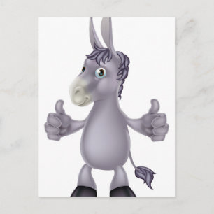 Postal Personalizado Donkey