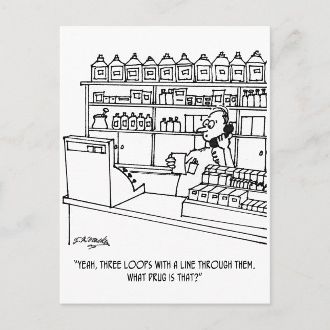 Postal Personalizado Farmacéutico 3109 (Anverso)