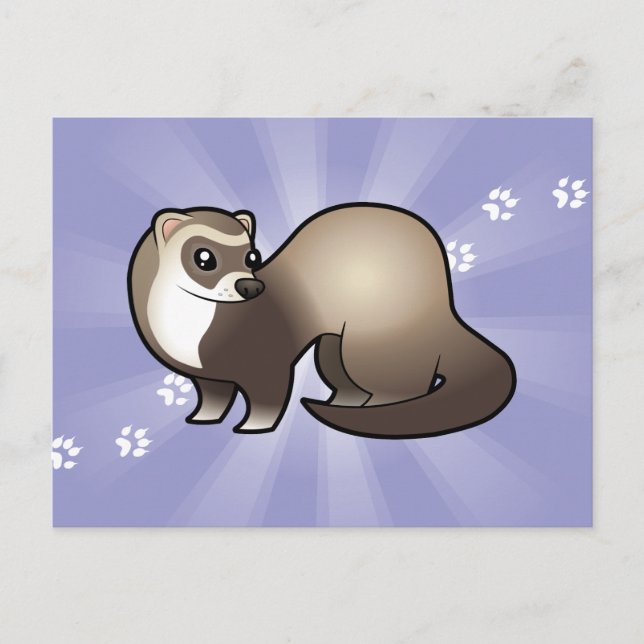 Postal Personalizado Ferret (Anverso)
