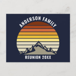 Postal Personalizado Fiesta de Reunión de la Familia Suns