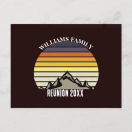 Postal Personalizado Fiesta de Reunión de la Familia Suns