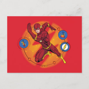 Postal Personalizado Flash Laboratory Running Graphic