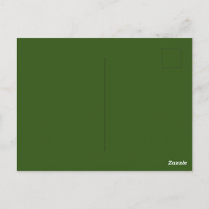 Postal Personalizado Forest Green Picture-Perfect Standar