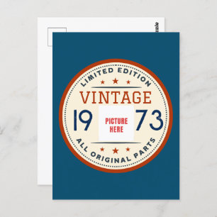 POSTAL PERSONALIZADO FOTO CUMPLEAÑOS EDICIÓN LIMITADA