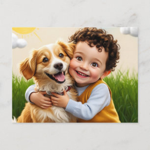 Postal Personalizado Foto simple controlador de golf pers