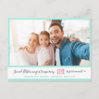 Personalizado foto social distanciamiento cita de