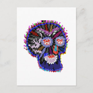 POSTAL PERSONALIZADO GHOST SKULL HALLOWEEN