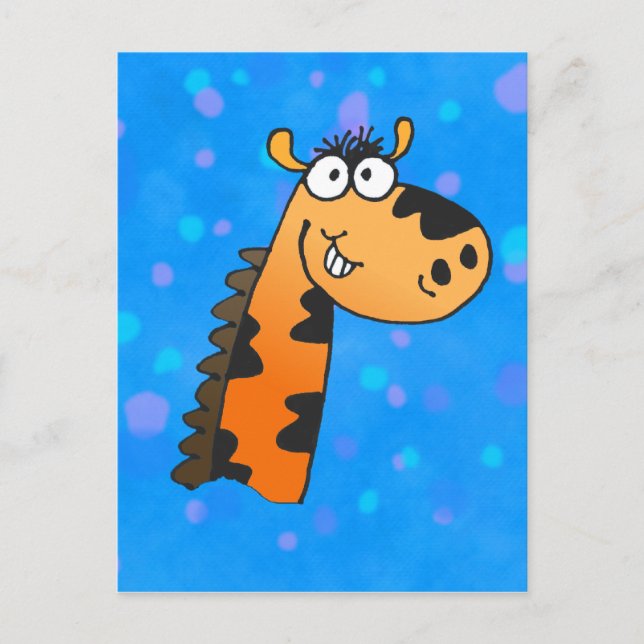 Postal Personalizado Giraffe (Anverso)