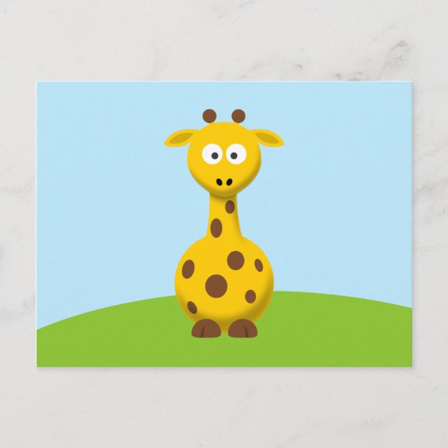 Postal Personalizado Giraffe (Anverso)