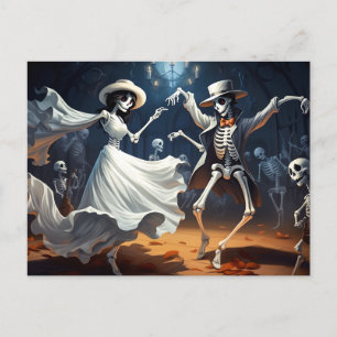 Postal Personalizado Halloween Swing Dance