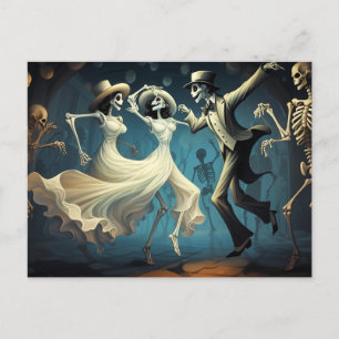 Postal Personalizado Halloween Swing Dance