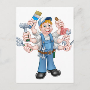 Postal Personalizado Handyman