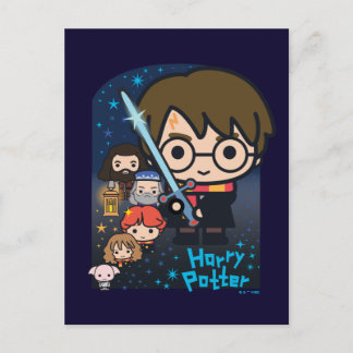 Postal Personalizado Harry Potter Cámara de Secretos Gráf