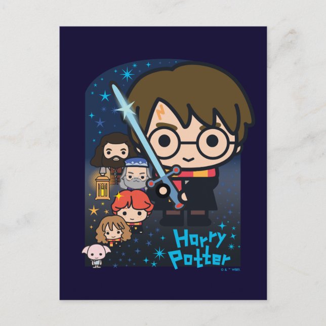 Postal Personalizado Harry Potter Cámara de Secretos Gráf (Anverso)