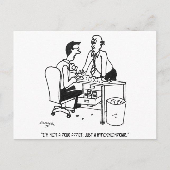Postal Personalizado hipocondriaco 3104 (Anverso)