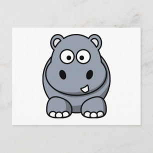 Postal Personalizado Hippo