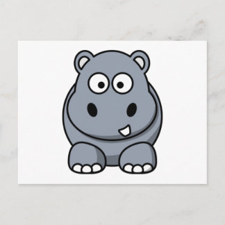 Postal Personalizado Hippo