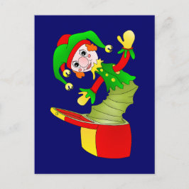 Postal Personalizado Jack en el cojín de la caja