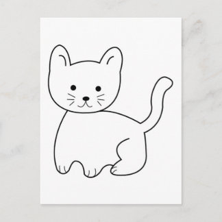 Postal personalizado jpgcat SKETCH DIBUJANDO MASCOTAS CAT