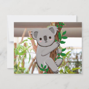 Postal Personalizado Koala Postcard El diseño del sueño
