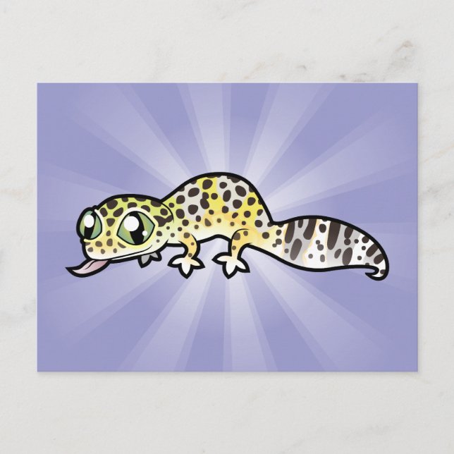 Postal Personalizado Leopard Gecko (Anverso)