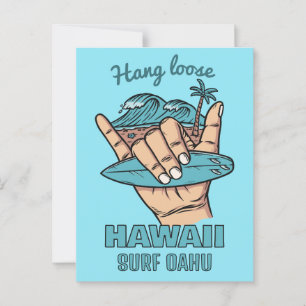 Postal Personalizado Location Surf Shaka