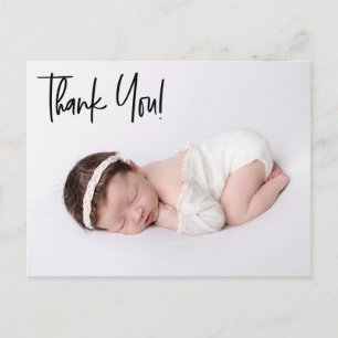 Postal Personalizado Manejo de bebé Foto de bebé ducha de