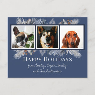 Postal Personalizado Mascota Navidades Postcard
