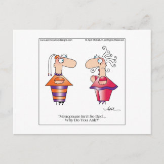 Postal Personalizado MENOPAUSE por April McCallum