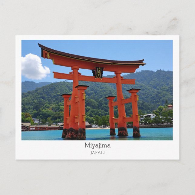 Postal Personalizado, Miyajima, Japón (Anverso)