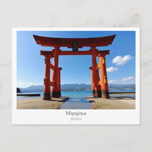 Postal Personalizado, Miyajima, Japón (Anverso)