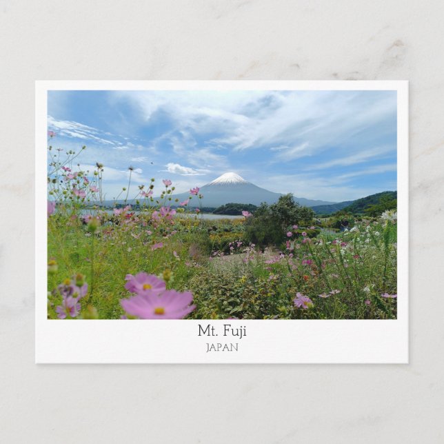 Postal Personalizado, Monte Fuji, Japón (Anverso)