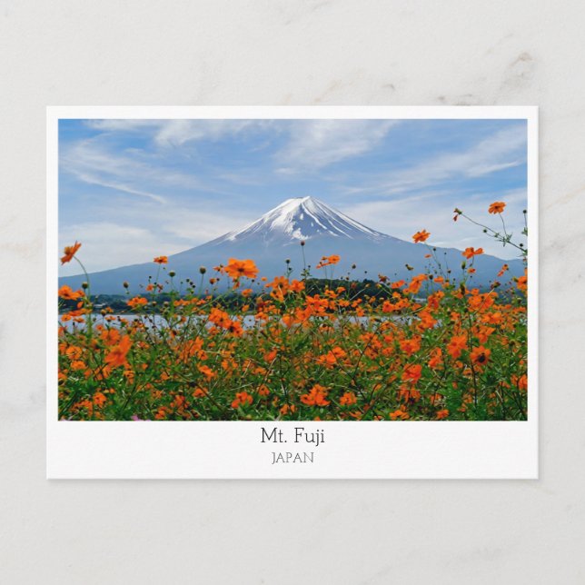 Postal Personalizado, Monte Fuji, Japón (Anverso)