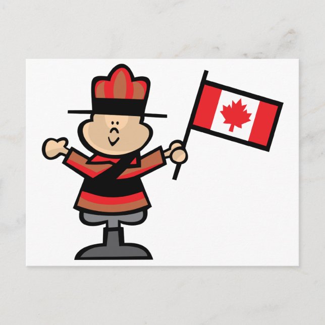 Postal Personalizado Mountie (Anverso)