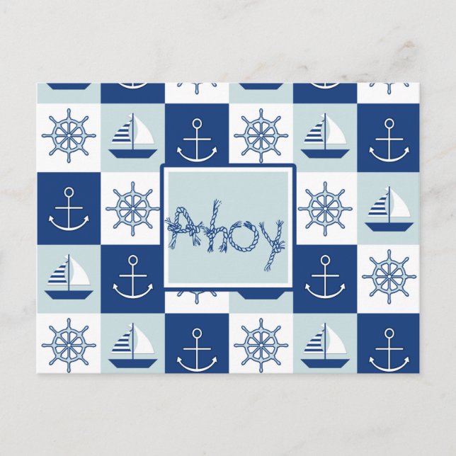 Postal Personalizado Nautical (Anverso)
