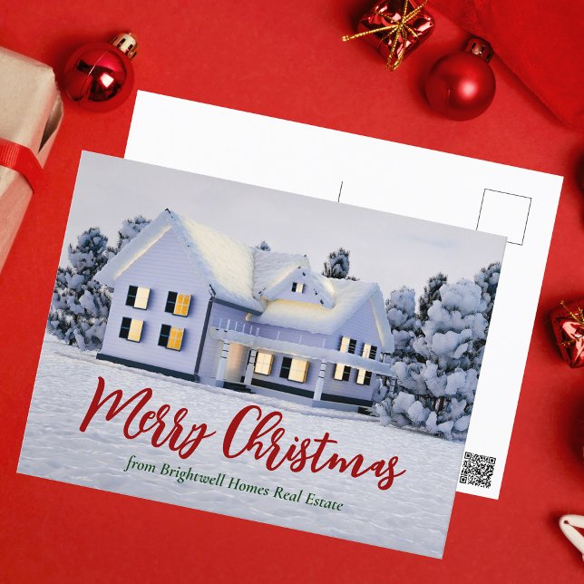 Postal Personalizado Navidades Casa Inmobiliaria Vacacion (Subido por el creador)