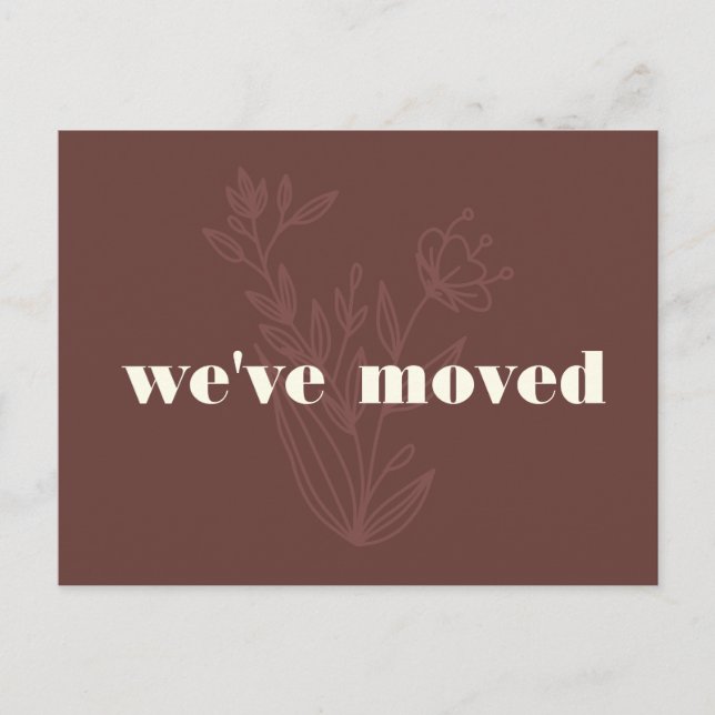 Postal Personalizado Nueva plantilla botánica de casa Hem (Anverso)