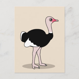 Postal Personalizado Ostrich