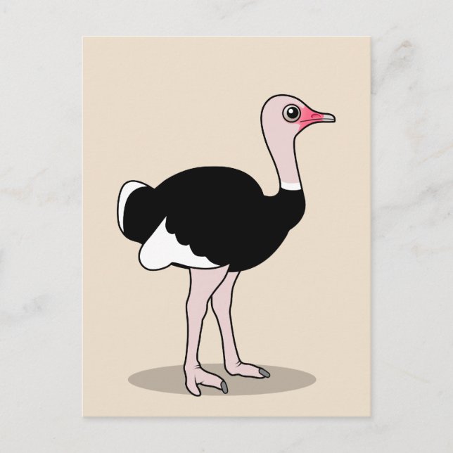 Postal Personalizado Ostrich (Anverso)